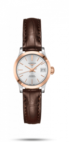 Watch Winder for watch Longines Record Record 26mm Stainless Steel / Pink Gold / Silver / Alligator