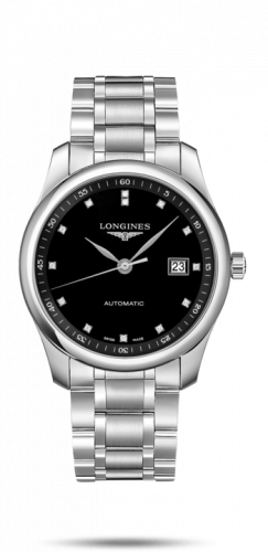 Watch Winder for watch Longines Master Collection Master Collection 40 Date Stainless Steel / Black-Diamond / Bracelet