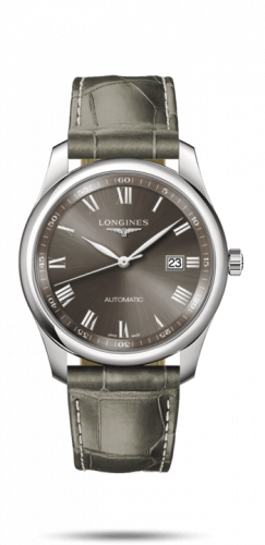 Watch Winder for watch Longines Master Collection Master Collection 40 Date Stainless Steel / Grey Roman / Alligator