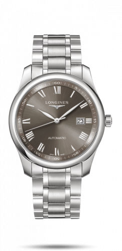 Watch Winder for watch Longines Master Collection Master Collection 40 Date Stainless Steel / Grey Roman / Bracelet