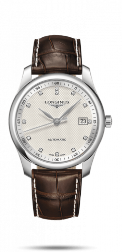 Watch Winder for watch Longines Master Collection Master Collection 40 Date Stainless Steel / Silver-Diamond / Alligator XL