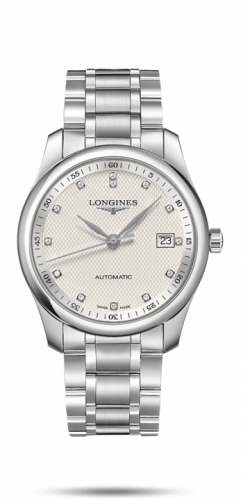 Watch Winder for watch Longines Master Collection Master Collection 40 Date Stainless Steel / Silver-Diamond / Bracelet