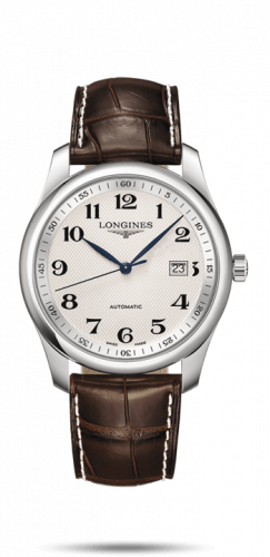 Watch Winder for watch Longines Master Collection Master Collection 40 Date Stainless Steel / Silver-Arabic / Alligator XL