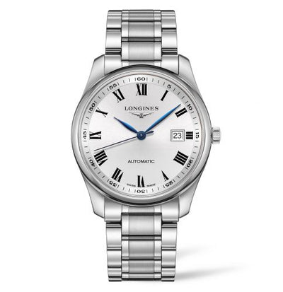 Watch Winder for watch Longines Master Collection Master Collection 40 Date Stainless Steel / Silver-Roman / Alligator / DFS