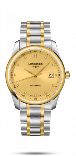 Watch Winder for watch Longines Master Collection Master Collection 40 Date Stainless Steel / Yellow Gold / Champagne-Diamond / Alligator