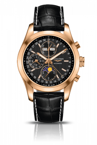 Watch Winder for watch Longines Conquest Classic Conquest Classic Moonphase Red Gold / Black