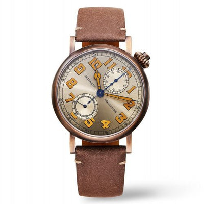 Watch Winder for watch Longines Heritage Avigation Watch Type A-7 1935 41 Bronze / Champagne / The Hour Glass