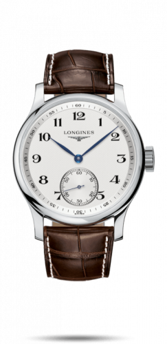 Watch Winder for watch Longines Master Collection Master Collection 47.5 Small Seconds Stainless Steel / Silver-Arabic / Alligator XL