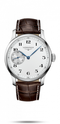 Watch Winder for watch Longines Master Collection Master Collection 47.5 Small Seconds Stainless Steel / White-Arabic / Alligator