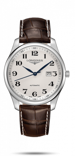 Watch Winder for watch Longines Master Collection Master Collection 42 Date Stainless Steel / Silver-Arabic / Alligator XL