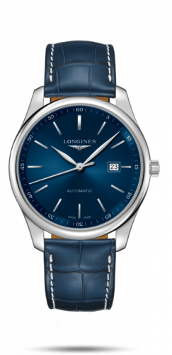 Watch Winder for watch Longines Master Collection Master Collection 42 Date Stainless Steel / Blue / Alligator