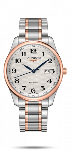 Watch Winder for watch Longines Master Collection Master Collection 42 Date Stainless Steel / Pink Gold / Silver-Arabic / Bracelet