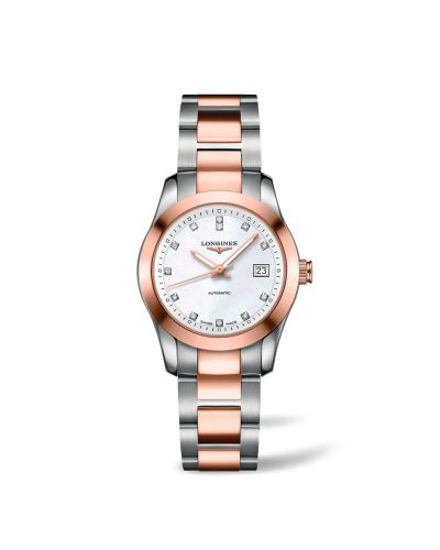 Watch Winder for watch Longines Conquest Classic Conquest Classic Automatic 29.5 Stainless Steel / Red Gold / MOP / Bracelet