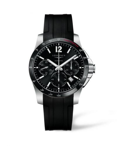 Watch Winder for watch Longines Conquest Conquest Chronograph Automatic 41mm Ceramic Rubber