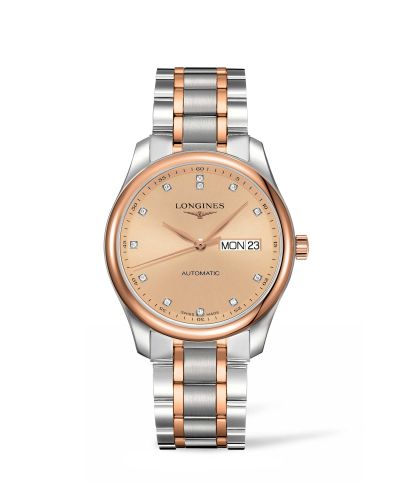 Watch Winder for watch Longines Master Collection Master Collection 38.5 Day Date Stainless Steel / Pink Gold / Pink-Diamond / Bracelet