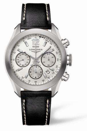 Watch Winder for watch Longines GrandeVitesse GrandeVitesse Chronograph Silver Leather