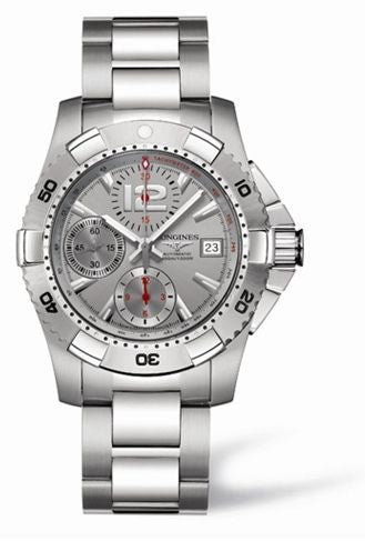 Watch Winder for watch Longines HydroConquest Hydroconquest Chronograph Tachymeter Silver