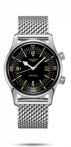 Watch Winder for watch Longines Heritage Legend Diver Date / Mesh