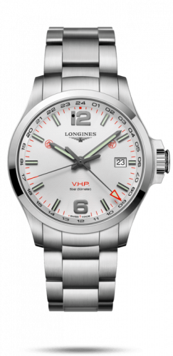 Watch Winder for watch Longines Conquest V.H.P. Conquest V.H.P. GMT 43 Stainless Steel / Silver / Bracelet