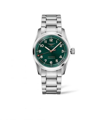 Watch Winder for watch Longines Spirit Spirit Automatic 42 Stainless Steel / Green / Bracelet