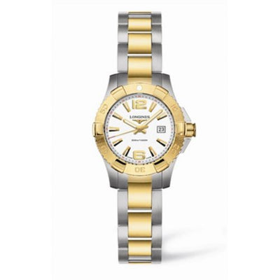 Watch Winder for watch Longines HydroConquest Hydroconquest Quartz 25 Two Tone White