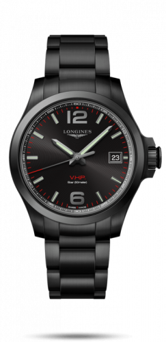 Watch Winder for watch Longines Conquest V.H.P. Conquest V.H.P. 41 PVD / Black / Bracelet