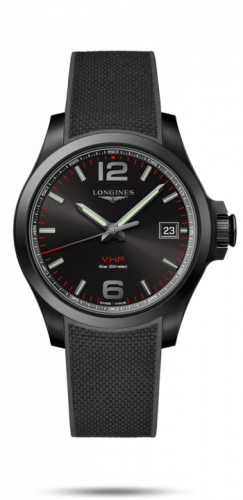 Watch Winder for watch Longines Conquest V.H.P. Conquest V.H.P. 41 PVD / Black / Rubber