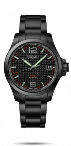 Watch Winder for watch Longines Conquest V.H.P. Conquest V.H.P. 41 PVD / Carbon / Bracelet