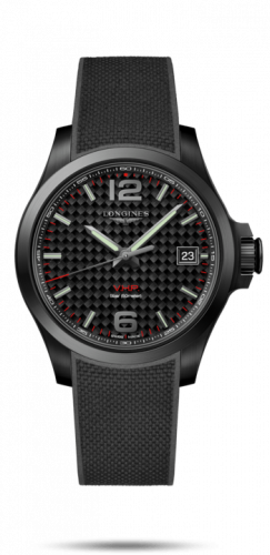 Watch Winder for watch Longines Conquest V.H.P. Conquest V.H.P. 41 PVD / Carbon / Rubber