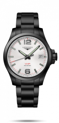 Watch Winder for watch Longines Conquest V.H.P. Conquest V.H.P. 41 PVD / Silver / Bracelet