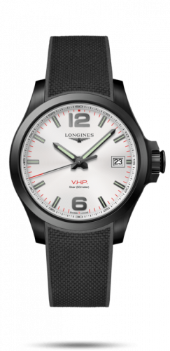 Watch Winder for watch Longines Conquest V.H.P. Conquest V.H.P. 41 PVD / Silver / Rubber