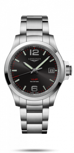 Watch Winder for watch Longines Conquest V.H.P. Conquest V.H.P. 41 Stainless Steel / Black / Bracelet