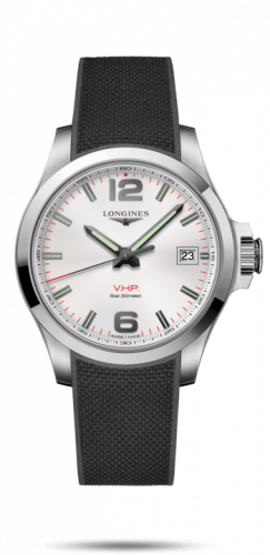 Watch Winder for watch Longines Conquest V.H.P. Conquest V.H.P. 41 Stainless Steel / Silver / Rubber