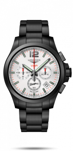 Watch Winder for watch Longines Conquest V.H.P. Conquest V.H.P. Chronograph 42 PVD / Silver / Bracelet