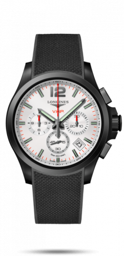 Watch Winder for watch Longines Conquest V.H.P. Conquest V.H.P. Chronograph 42 PVD / Silver / Rubber