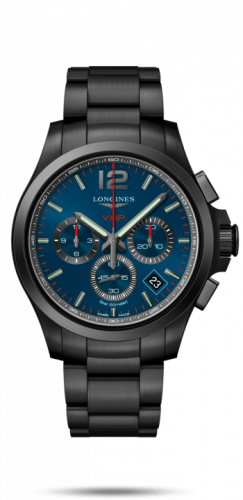 Watch Winder for watch Longines Conquest V.H.P. Conquest V.H.P. Chronograph 42 PVD / Blue / Bracelet