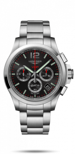 Watch Winder for watch Longines Conquest V.H.P. Conquest V.H.P. Chronograph 42 Stainless Steel / Black / Bracelet
