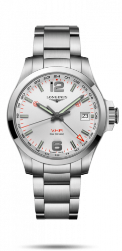 Watch Winder for watch Longines Conquest V.H.P. Conquest V.H.P. GMT 41 Stainless Steel / Silver / Bracelet