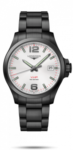 Watch Winder for watch Longines Conquest V.H.P. Conquest V.H.P. 43 PVD / Silver / Bracelet