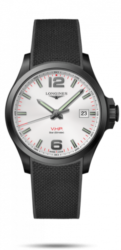 Watch Winder for watch Longines Conquest V.H.P. Conquest V.H.P. 43 PVD / Silver / Rubber