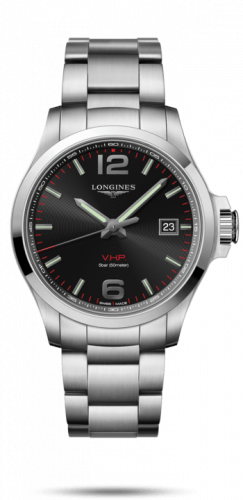 Watch Winder for watch Longines Conquest V.H.P. Conquest V.H.P. 43 Stainless Steel / Black / Bracelet