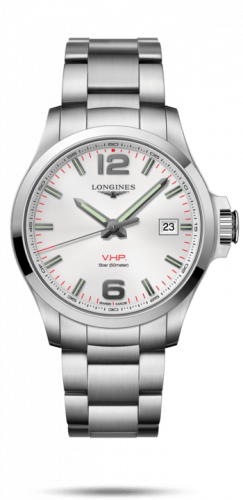 Watch Winder for watch Longines Conquest V.H.P. Conquest V.H.P. 43 Stainless Steel / Silver / Bracelet