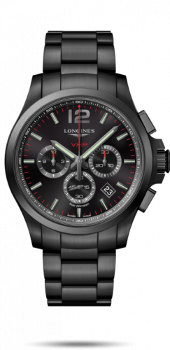 Watch Winder for watch Longines Conquest V.H.P. Conquest V.H.P. Chronograph 44 PVD / Black / Bracelet