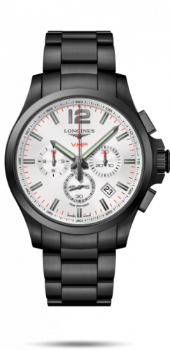 Watch Winder for watch Longines Conquest V.H.P. Conquest V.H.P. Chronograph 44 PVD / Silver / Bracelet