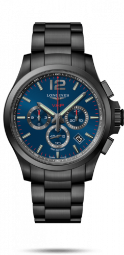 Watch Winder for watch Longines Conquest V.H.P. Conquest V.H.P. Chronograph 44 PVD / Blue / Bracelet