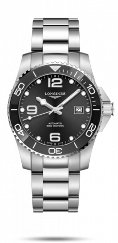 Watch Winder for watch Longines HydroConquest HydroConquest 41 Automatic Stainless Steel / Ceramic / Black / Bracelet