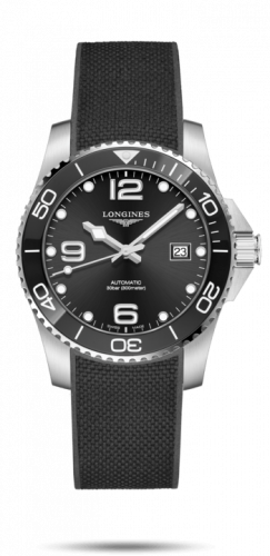 Watch Winder for watch Longines HydroConquest HydroConquest 41 Automatic Stainless Steel / Ceramic / Black / Rubber