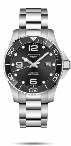 Watch Winder for watch Longines HydroConquest HydroConquest 43 Automatic Stainless Steel / Ceramic / Black / Bracelet