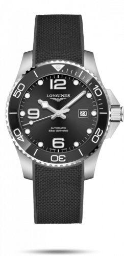 Watch Winder for watch Longines HydroConquest HydroConquest 43 Automatic Stainless Steel / Ceramic / Black / Rubber