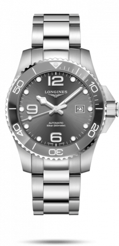 Watch Winder for watch Longines HydroConquest HydroConquest 43 Automatic Stainless Steel / Ceramic / Grey / Bracelet